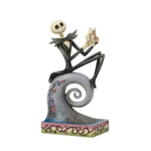 Jim Shore Disney The Nightmare Before Christmas Jack Skellington Figurine What's This Decorative Mirror,Home Decor Mirror