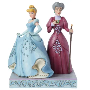 Jim Shore Disney Traditions Cinderella vs. Lady Tremaine Decorative Mirror,Home Decor Mirror