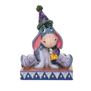 Jim Shore Disney Traditions Eeyore Birthday Blues with Party Hat Figurine Decorative Mirror,Home Decor Mirror