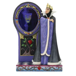 Jim Shore Disney Traditions Evil Queen Mirror Scene Figurine Decorative Mirror,Home Decor Mirror