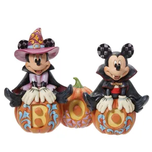 Jim Shore Disney Traditions Mickey and Friends "Cutest Pumpkins in the Patch" Decorative Mirror,Home Decor Mirror
