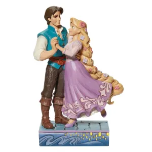 Jim Shore Disney Traditions Rapunzel & Flynn Love Decorative Mirror,Home Decor Mirror