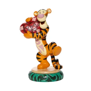 Jim Shore Disney Traditions Tigger's Heartfelt Hug Holding a Heart Figurine Decorative Mirror,Home Decor Mirror