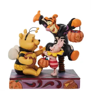 Jim Shore Disney Traditions Winnie the Pooh "A Spook-tacular Halloween" Figurine Decorative Mirror,Home Decor Mirror