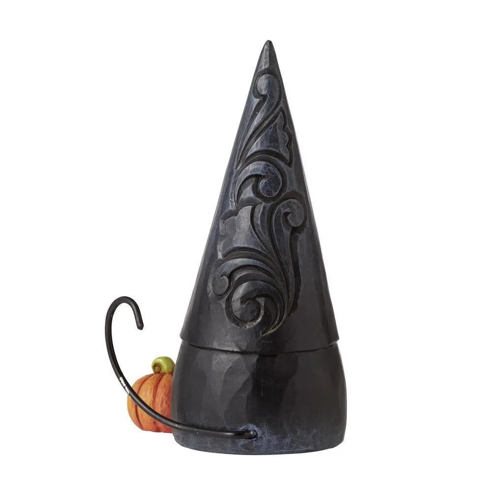 Jim Shore Halloween Black Cat Gnome Fraidy Cat Figurine