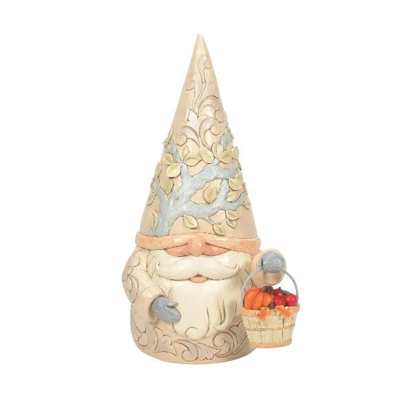 Jim Shore Heartwood Creek Four Seasons Gnome 16.5" Statue with 4 Interchangeable Baskets Figurine