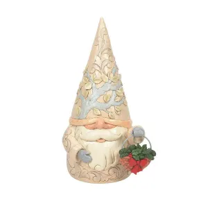Jim Shore Heartwood Creek Four Seasons Gnome 16.5" Statue with 4 Interchangeable Baskets Figurine Decorative Mirror,Home Decor Mirror