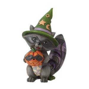 Jim Shore Heartwood Creek Halloween Raccoon Figurine Decorative Mirror,Home Decor Mirror