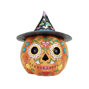 Jim Shore Heartwood Creek "All Hallows Harvest" Day of Dead LED Jack'O Lantern Decorative Mirror,Home Decor Mirror