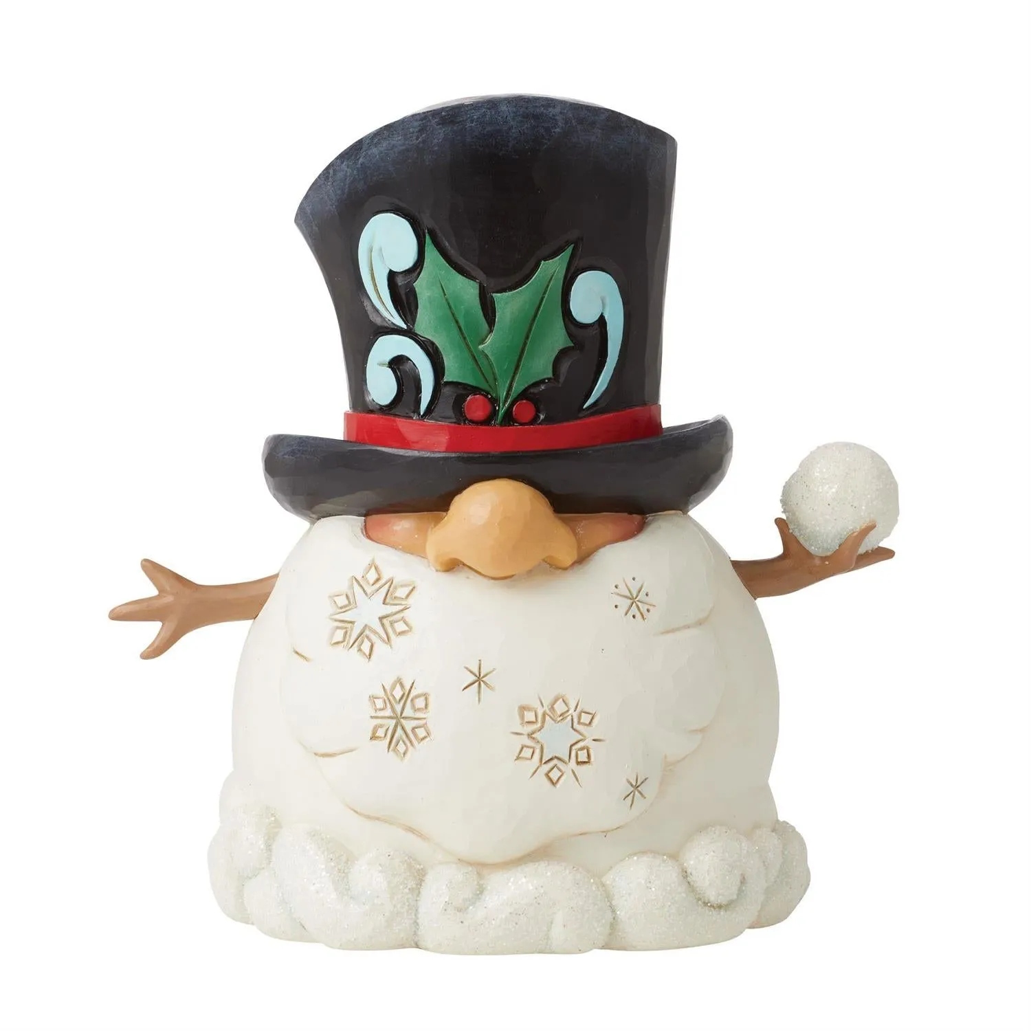 Jim Shore Heartwood Creek Snowman Gnome Figurine Decorative Mirror,Home Decor Mirror