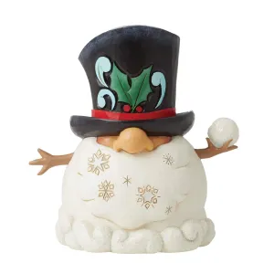 Jim Shore Heartwood Creek Snowman Gnome Figurine Decorative Mirror,Home Decor Mirror