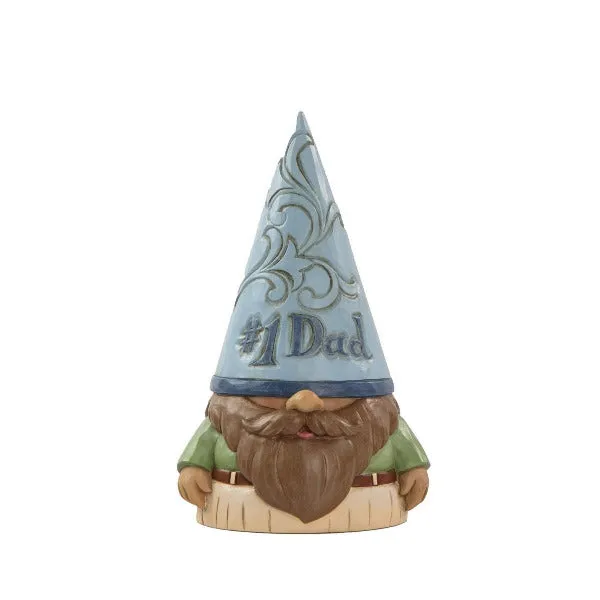Jim Shore Heartwood Creek There's Gnome One Like You #1 Dad Gnome Figurine Decorative Mirror,Home Decor Mirror