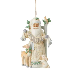 Jim Shore Heartwood Creek Woodland Santa Noel Ornament Decorative Mirror,Home Decor Mirror