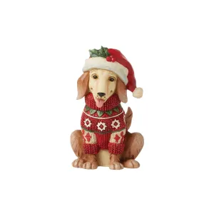 Jim Shore Heartwood Mini Christmas Dog Decorative Mirror,Home Decor Mirror