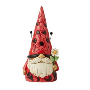 Jim Shore Ladybug Gnome "Cute As A Bug" Figurine Decorative Mirror,Home Decor Mirror
