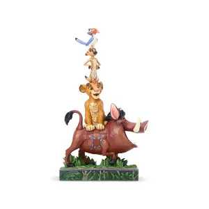 Jim Shore Lion King Stacked Charaters Figurine Decorative Mirror,Home Decor Mirror