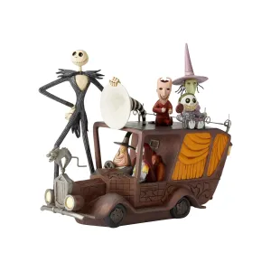 Jim Shore Nightmare Before Christmas Jack Skellington and the Mayor Car Decorative Mirror,Home Decor Mirror