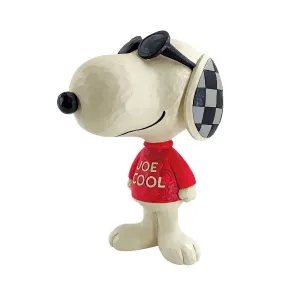 Jim Shore Peanuts Cool Dude Big Joe Cool Snoopy Figurine Decorative Mirror,Home Decor Mirror