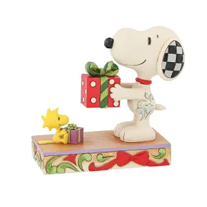 Jim Shore Peanuts Snoopy & Woodstock With Gift Decorative Mirror,Home Decor Mirror