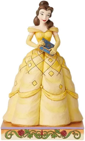 Jim Shore Princess Passion Belle Figurine Decorative Mirror,Home Decor Mirror