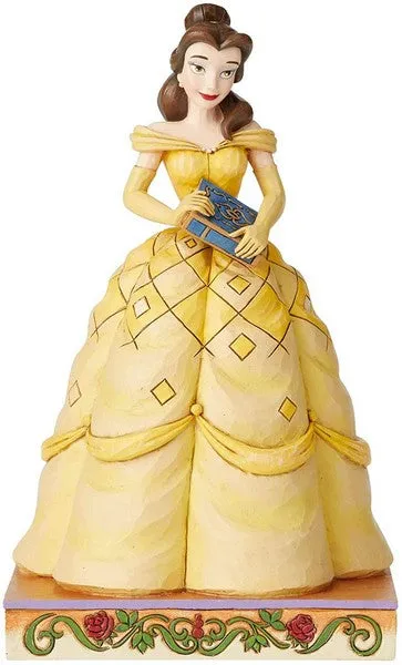 Jim Shore Princess Passion Belle Figurine Decorative Mirror,Home Decor Mirror
