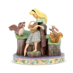 Jim Shore Sleeping Beauty with Animals Figurine Decorative Mirror,Home Decor Mirror