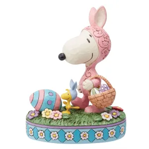 Jim Shore Snoopy & Woodstock Easter Figurine Decorative Mirror,Home Decor Mirror