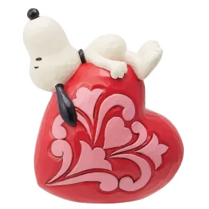 Jim Shore Snoopy Laying On Heart Figurine Decorative Mirror,Home Decor Mirror