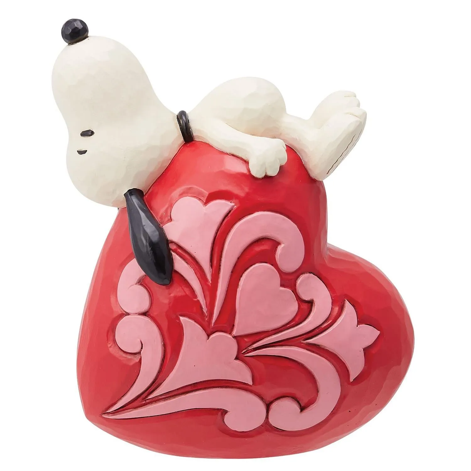Jim Shore Snoopy Laying On Heart Figurine Decorative Mirror,Home Decor Mirror