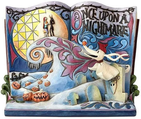 Jim Shore The Nightmare Before Christmas Storybook Figurine Decorative Mirror,Home Decor Mirror