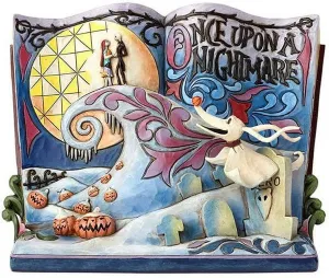 Jim Shore The Nightmare Before Christmas Storybook Figurine Decorative Mirror,Home Decor Mirror