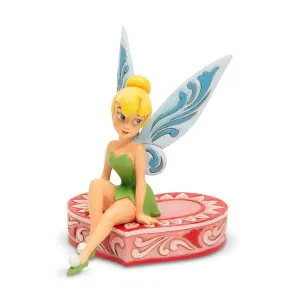 Jim Shore Tink Sitting on Heart Figurine Decorative Mirror,Home Decor Mirror