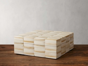 Jimena Striped Square Box Home Decor & Accessories,decorative home accessories