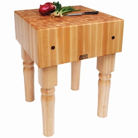 John BOOS Maple 24in x 24in x 10in Butchers Block AB05 table lamp, bedside lamp