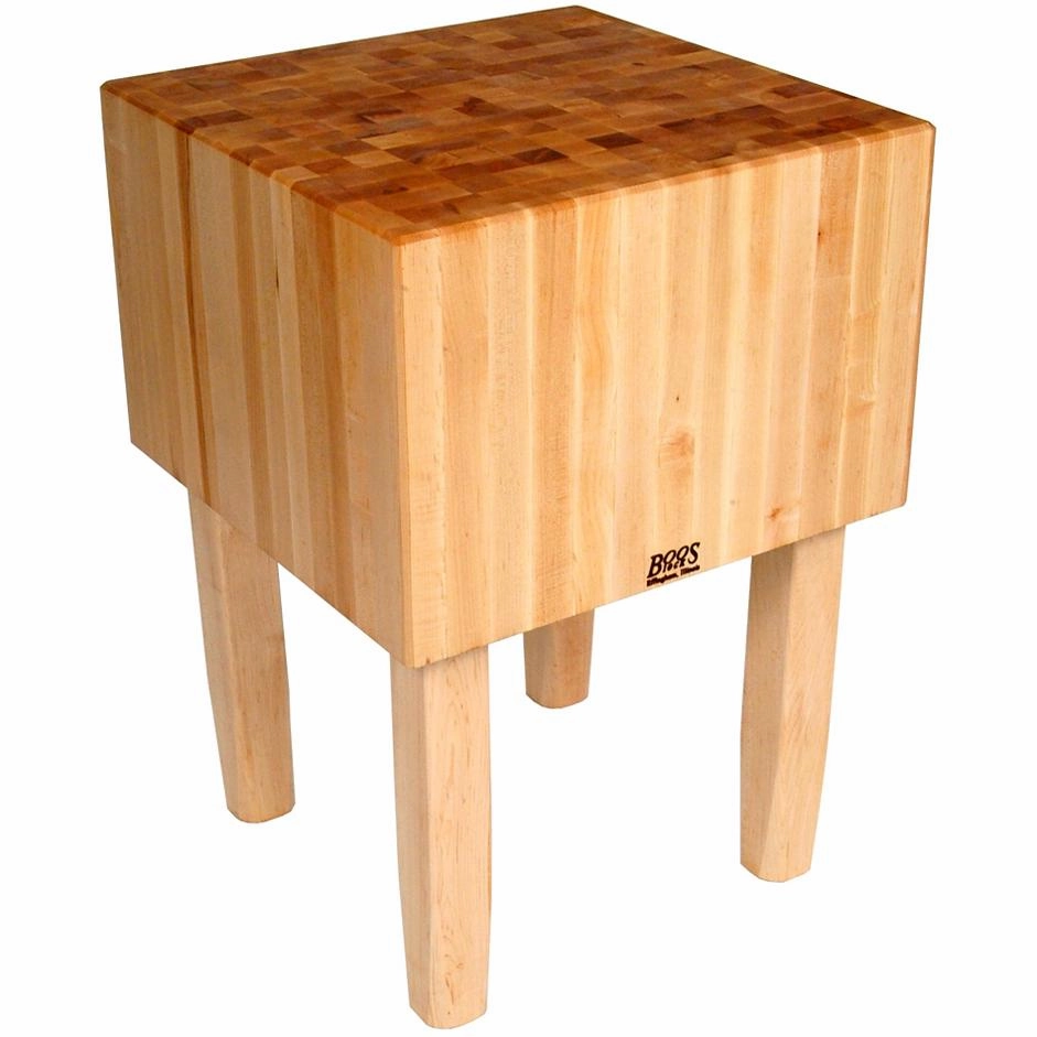 John BOOS Maple 24in x 24in x 16in Butchers Block AA02 table lamp, bedside lamp