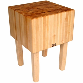 John BOOS Maple 24in x 24in x 16in Butchers Block AA02 table lamp, bedside lamp