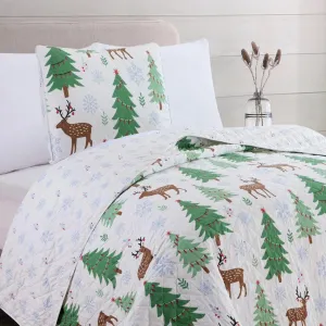 Jolly Winter Reversible Quilt Set luxury bedding, duvet cover