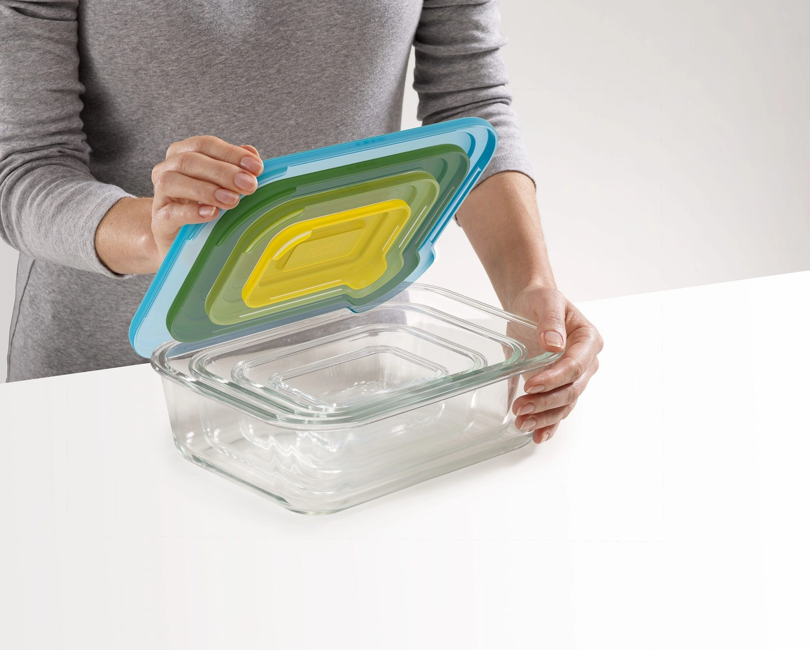 Joseph Joseph 4-Piece Glass Storage Set