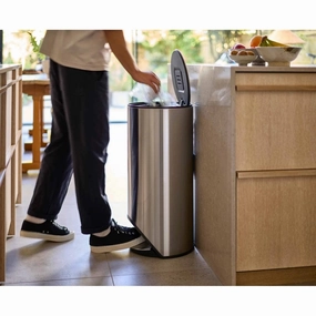Joseph Joseph Arc 30L Easy-push Stainless-Steel Pedal Bin Kitchen,modern kitchen essentials
