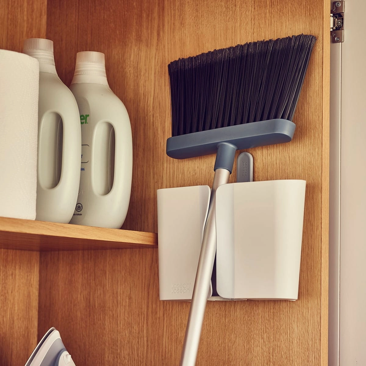 Joseph Joseph CleanStore Blue Wall-mounted Broom
