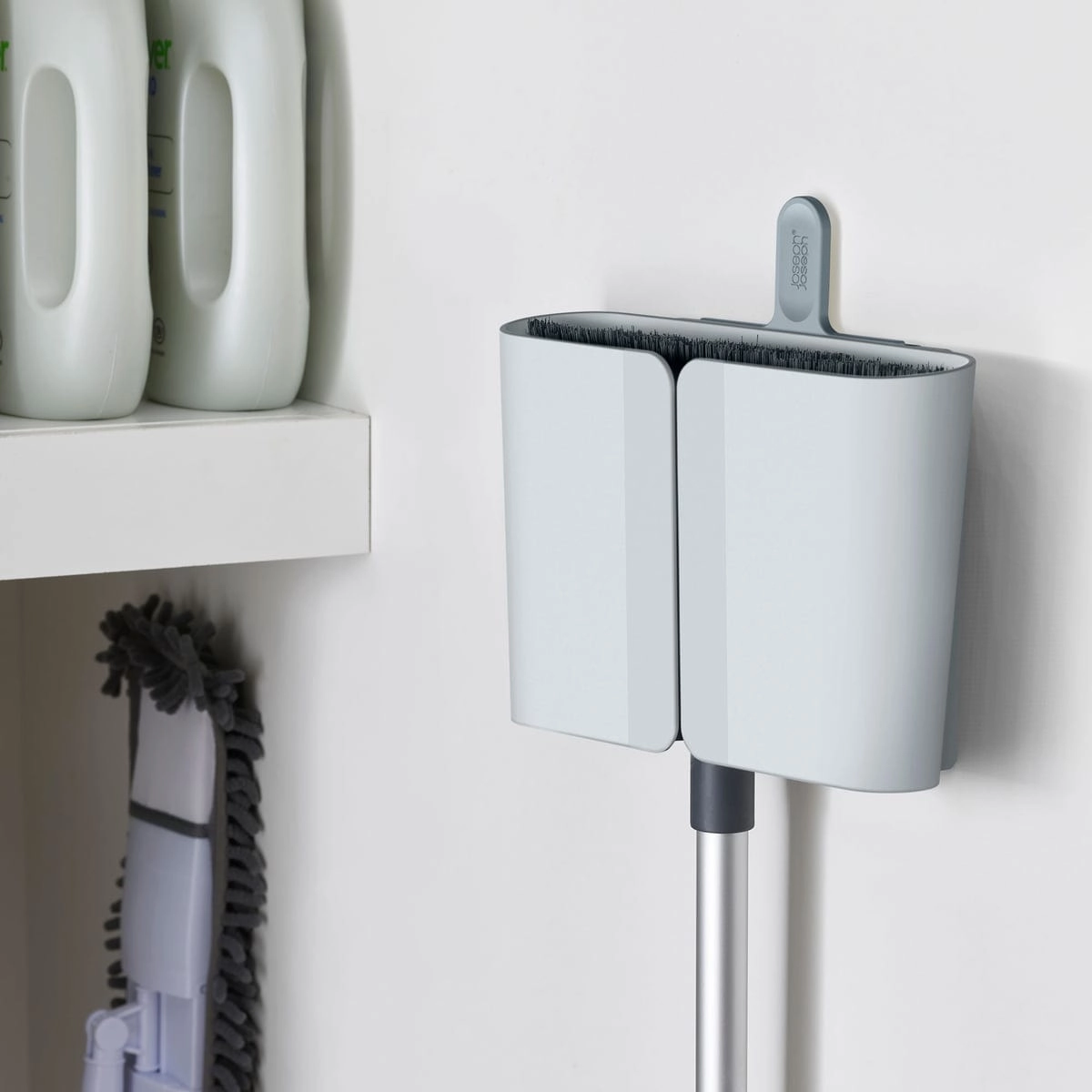 Joseph Joseph CleanStore Blue Wall-mounted Broom