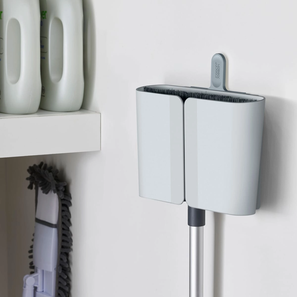 Joseph Joseph CleanStore Blue Wall-mounted Broom