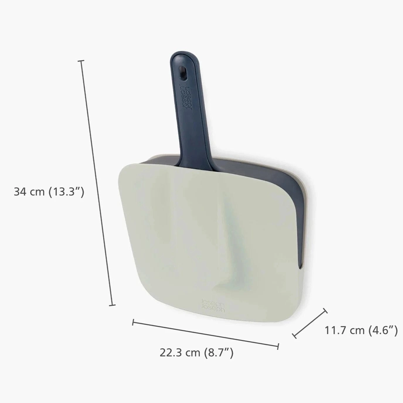 Joseph Joseph CleanStore Wall-mounted Dustpan & Brush In Blue