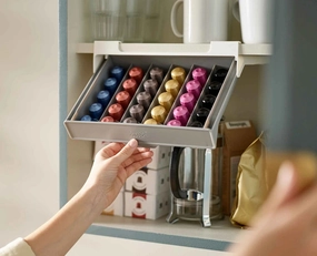 Joseph Joseph Cupboard Store Under Shelf Coffee Pod Drawer Kitchen,modern kitchen essentials