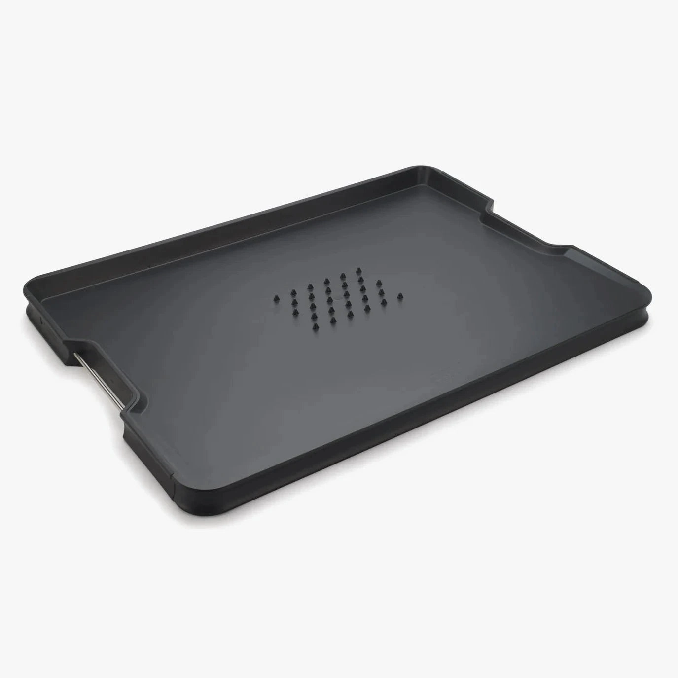 Joseph Joseph Cut And Carve Chopping Board In Black