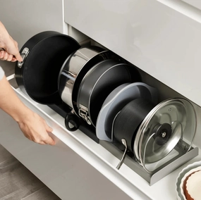Joseph Joseph DrawerStore Grey Expanding Cookware Organiser Kitchen,modern kitchen essentials