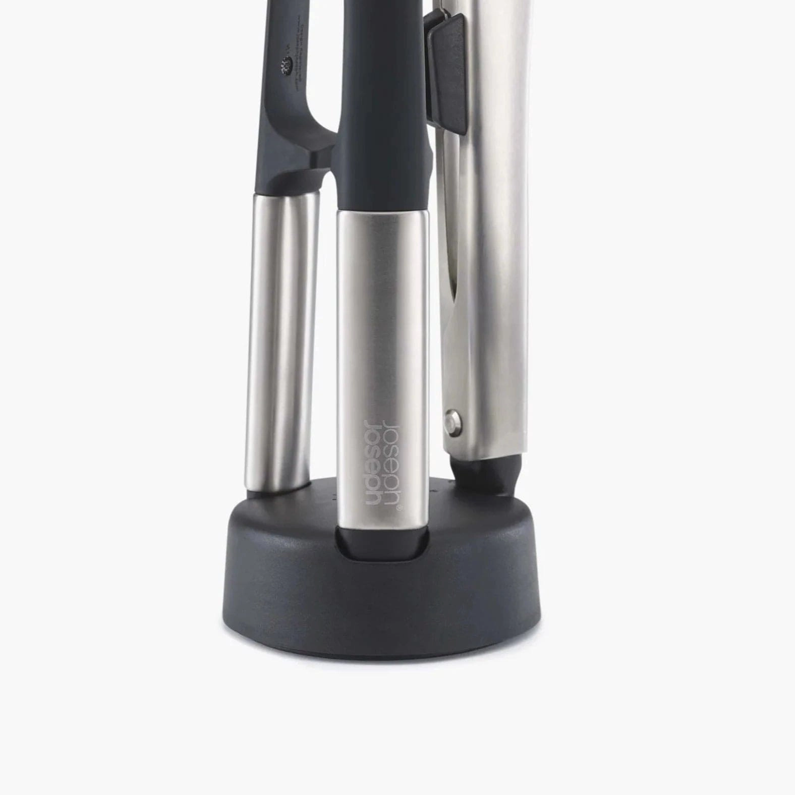 Joseph Joseph Elevate Fusion 3-piece Stainless-steel Utensil Set with Compact Stand