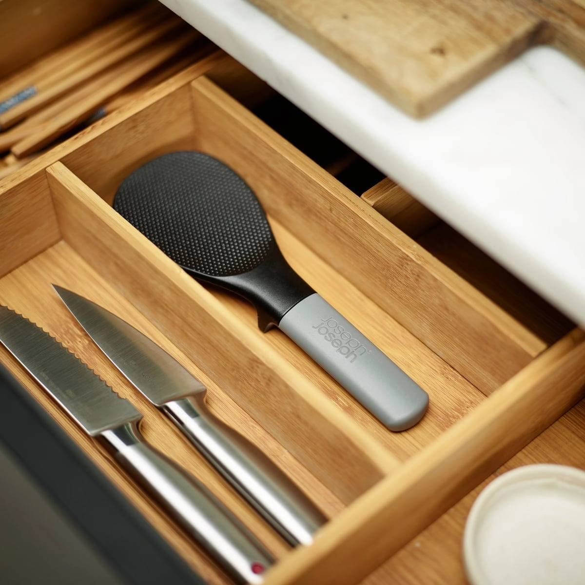 Joseph Joseph Elevate Fusion Black Rice Spoon in Black