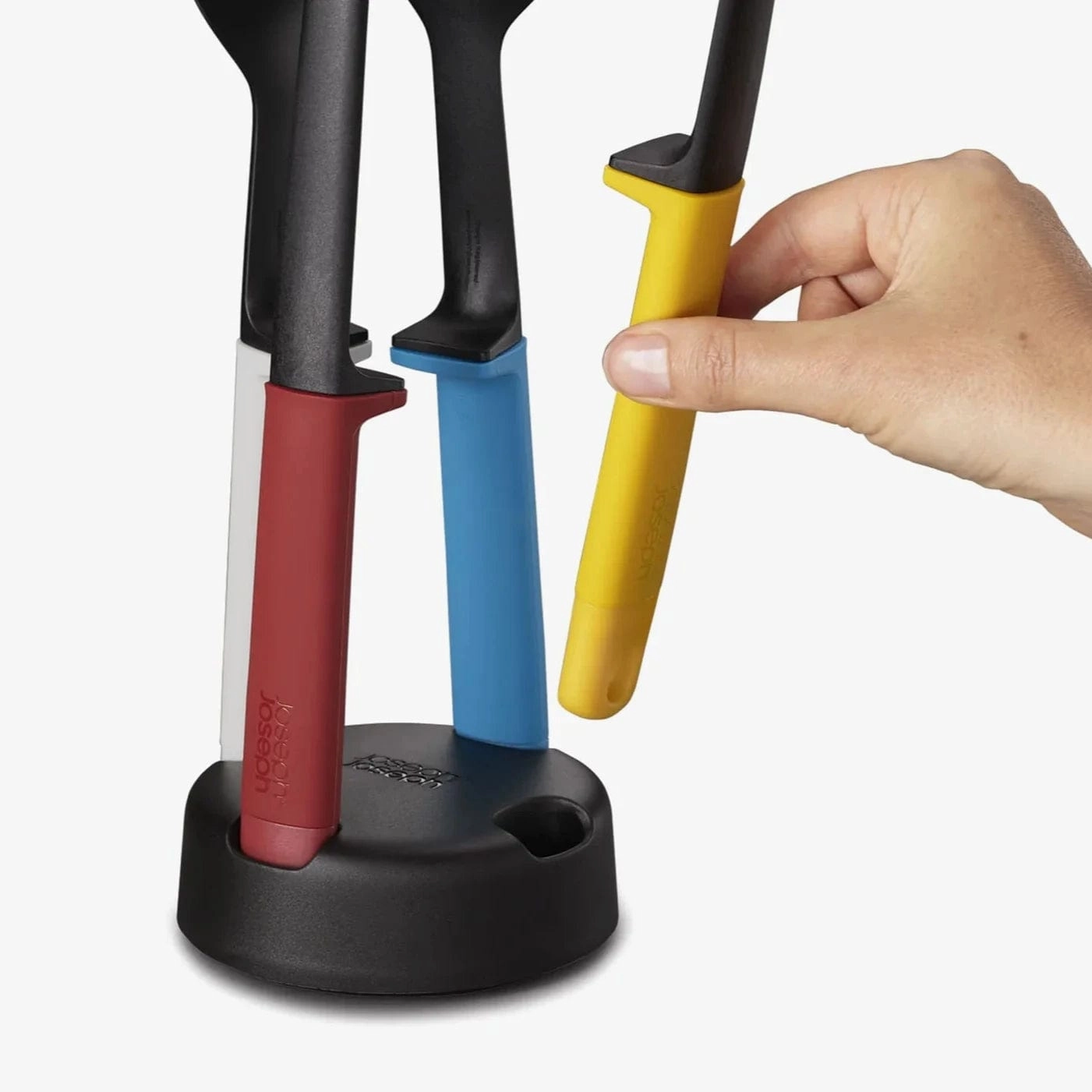 Joseph Joseph Elevate Slim 4-piece Multicolour Utensil Set with Storage Stand