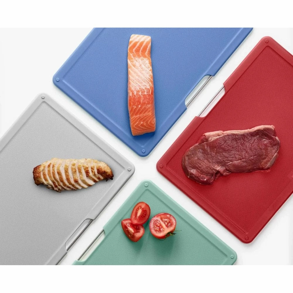 Joseph Joseph Folio 4-piece Coast Chopping Board Set Large In Silver